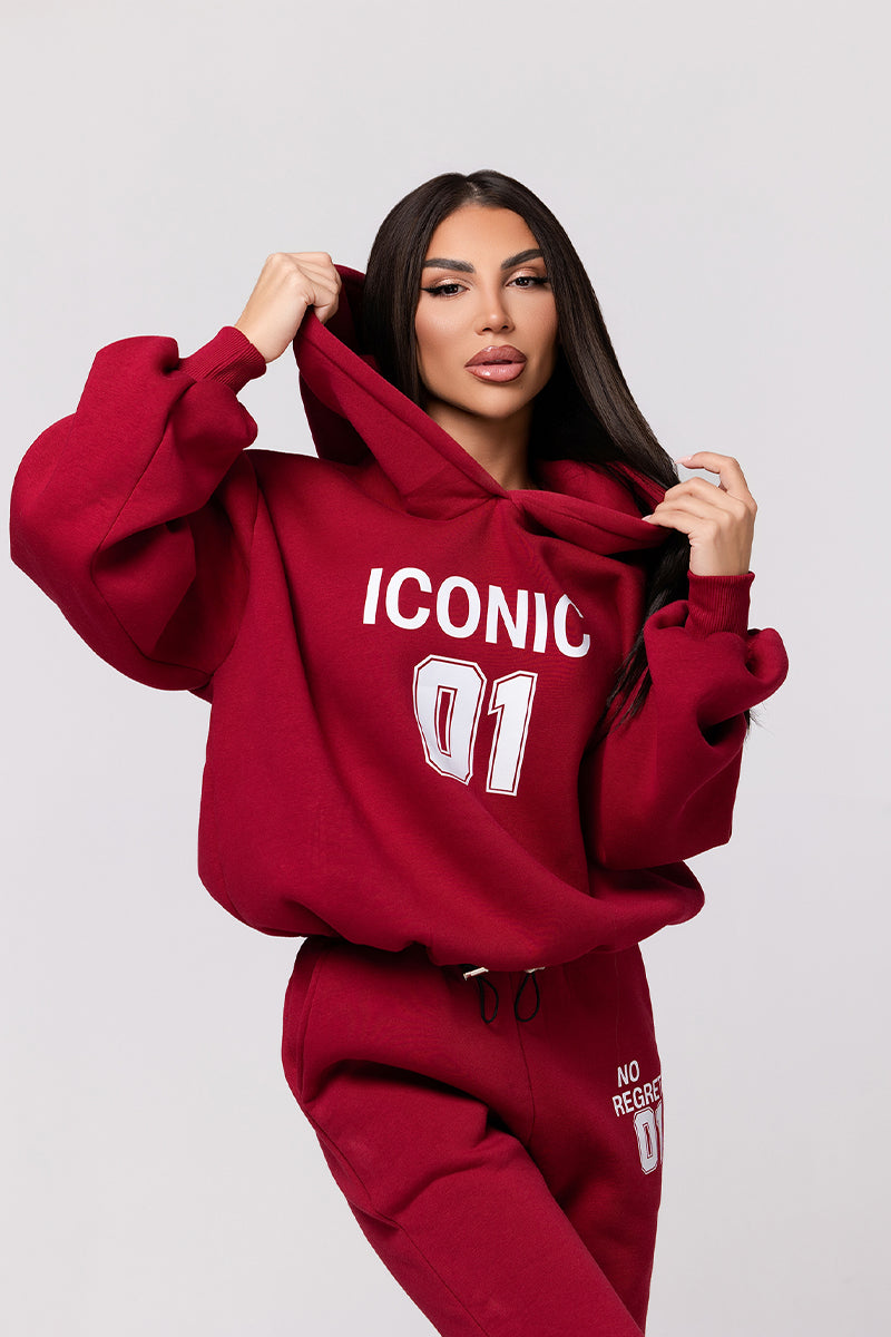 Панталон Iconic Burgundy
