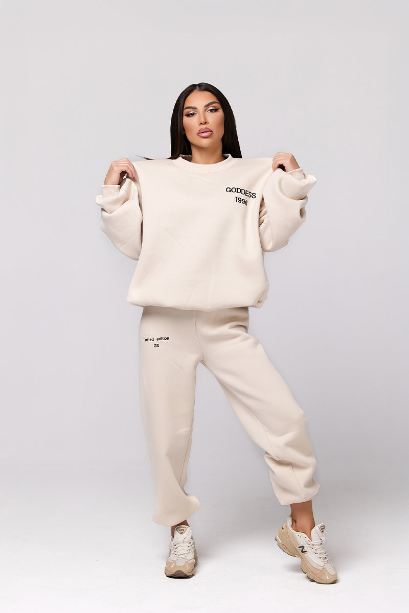 Суитшърт Wifey Beige