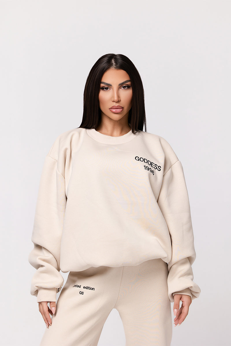 Суитшърт Wifey Beige